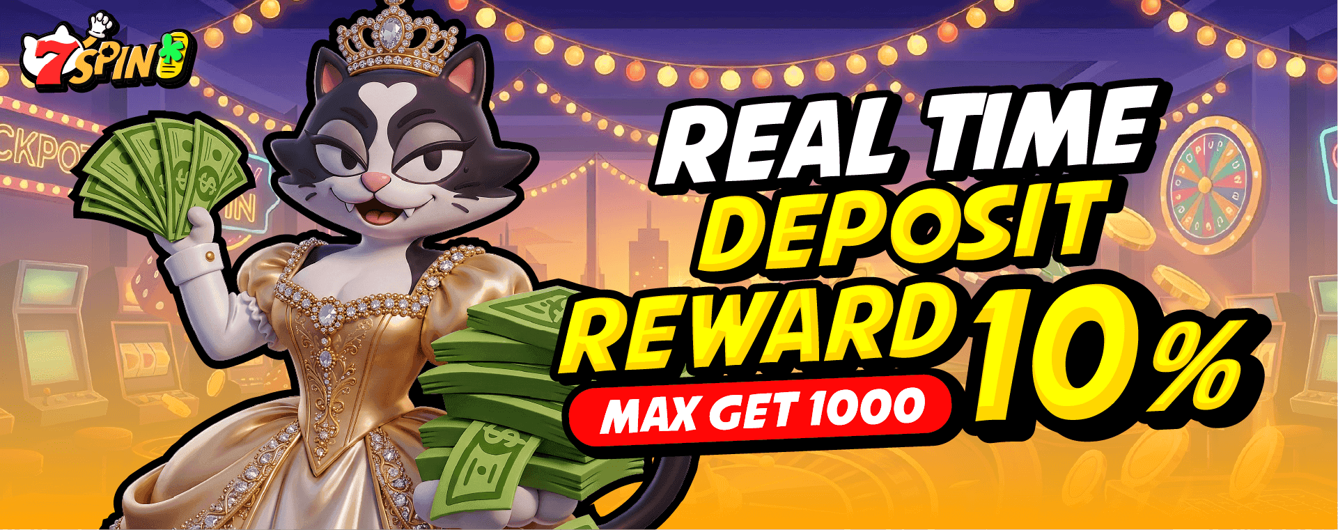Real Time Deposit Reward 10%